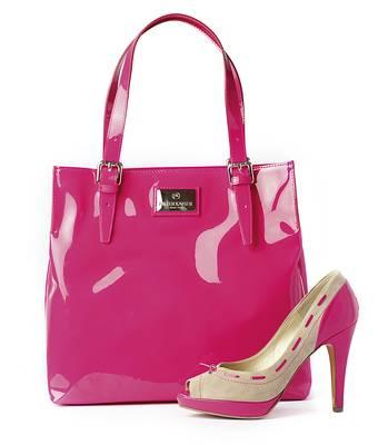Pumps Pink Peter Kaiser mit Handtasche